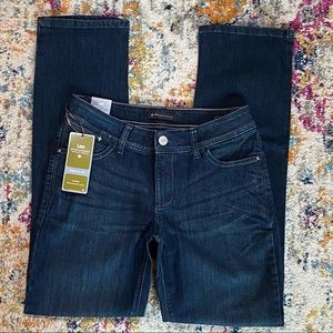 NWT Lee Platinum Label Perfect Fit Mid-Rise Straight Leg Stretch Jean Size 12L